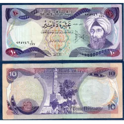 Irak P.71a, TTB Billet de 10 Dinars 1980-1982 al-Haytham