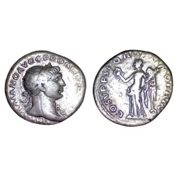 Denier de Trajan (107) RIC 128 revers Victoire atelier Rome
