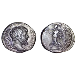 Denier de Séptime Sévère (198), la victoire, Ric 499 Atelier Laodice