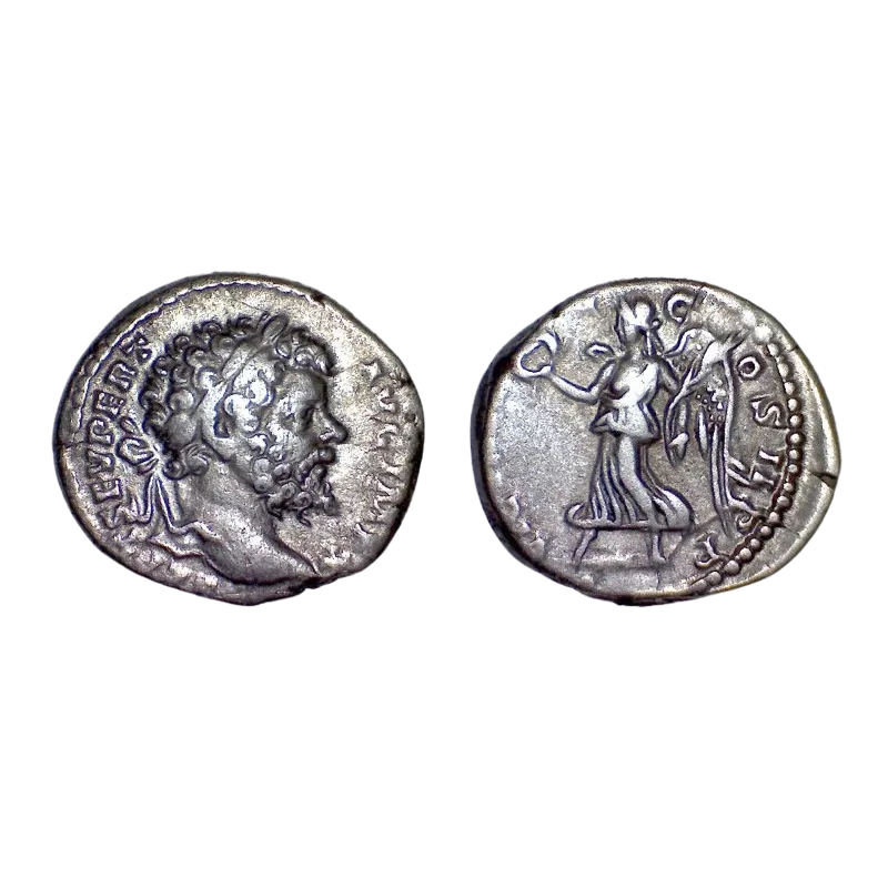Denier de Séptime Sévère (198), la victoire, Ric 499 Atelier Laodice Denier de Séptime Sévère (198), la victoire, Ric 499 Atelier Laodice