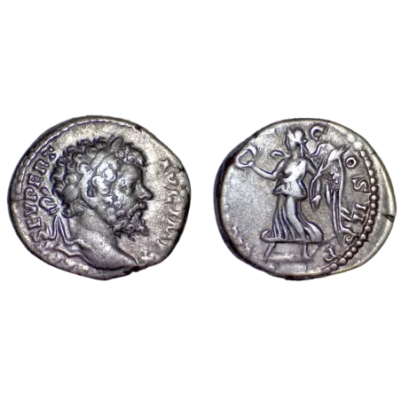 Denier de Séptime Sévère (198), la victoire, Ric 499 Atelier Laodice