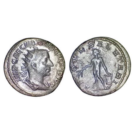 Antoninien de Trebonien Galle (252), APOLL SALVTARI, RIC 32 atelier Rome