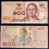 Thaïlande P.132, TB Billet de 100 Baht 2017 Rama IX