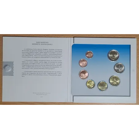 Coffret BU FDC Saint-Marin 2025 Série divisionnaire complète
