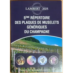 Lambert 5eme répertoire des plaques de muselets Générique Français 2025