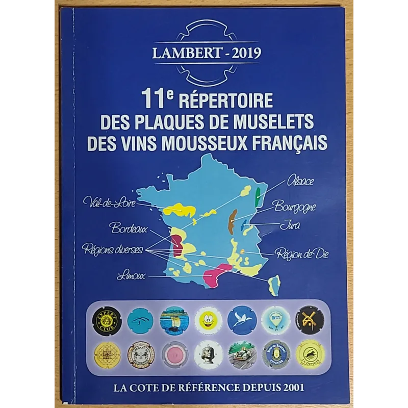 Lambert 11eme répertoire des plaques de muselets des Vins Mousseux Français 2019