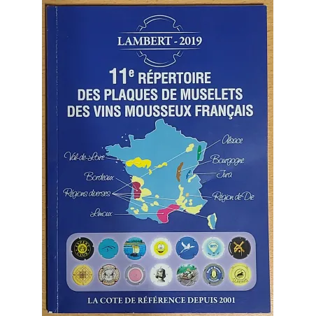 Lambert 11eme répertoire des plaques de muselets des Vins Mousseux Français 2019