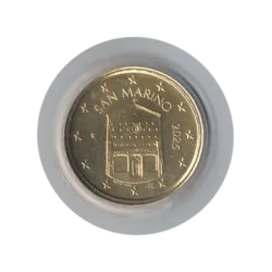Pièce 10 centimes BU Fleur de coin Saint-Marin 2025