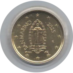 Pièce 50 centimes BU Fleur de coin Saint-Marin 2025