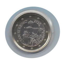 Pièce 1 euro BU Fleur de coin Saint-Marin 2025