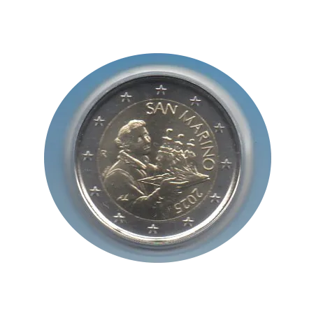 Pièce 2 euro BU Fleur de coin Saint-Marin 2025