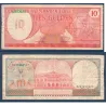 Suriname P.126, neuf Billet de 10 Gulden 1982 Monument de la revolte