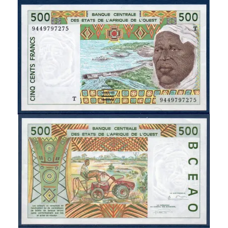 BCEAO Pick 810Td pour le Togo, Spl Billet de 500 Francs CFA 1994
