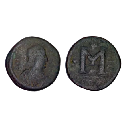 Follis petit module Anastase 1er (498-507), SB 16 Constantinople 1ere officine