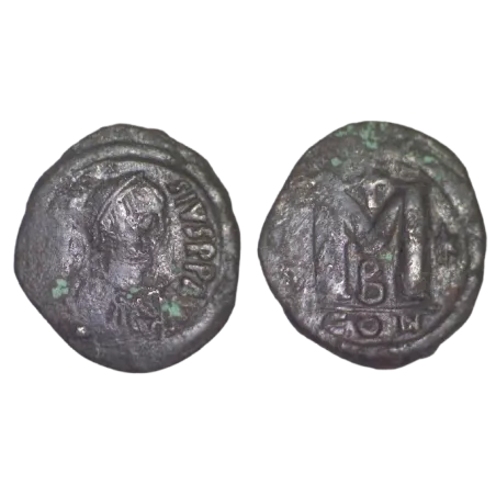 Follis gros module Anastase 1er (512-517), SB 19 Constantinople 2eme officine