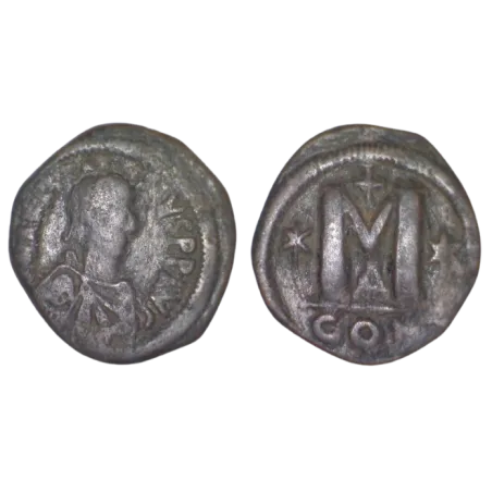 Follis gros module Anastase 1er (512-517), SB 19 Constantinople 1ere officine