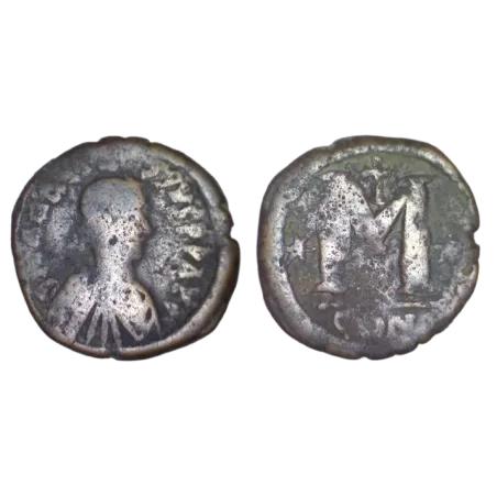 Follis gros module Anastase 1er (512-517), SB 19 Constantinople 1ere officine