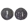 Follis gros module Anastase 1er (512-517), SB 19 Constantinople 5eme officine