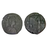 Follis Justin 1er (518-527), SB 62 Constantinople 4eme officine