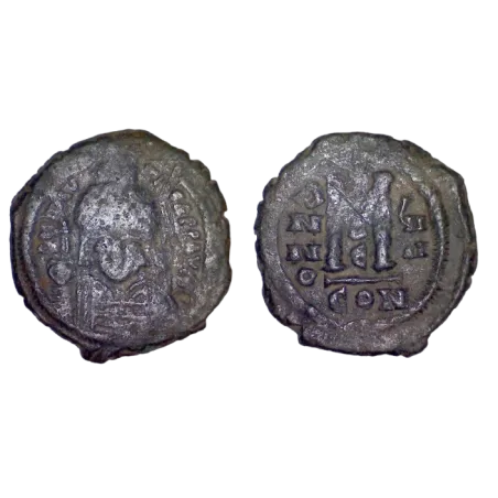 Follis Maurice Tibère (590-591), SB 494 atelier Constantinople 5eme officine