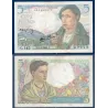 5 Francs Berger, TB, 5.4.1945 Billet de la banque de France