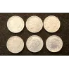Lot complet des 22 pièces de 1 franc Morlon aluminium 1941-1958