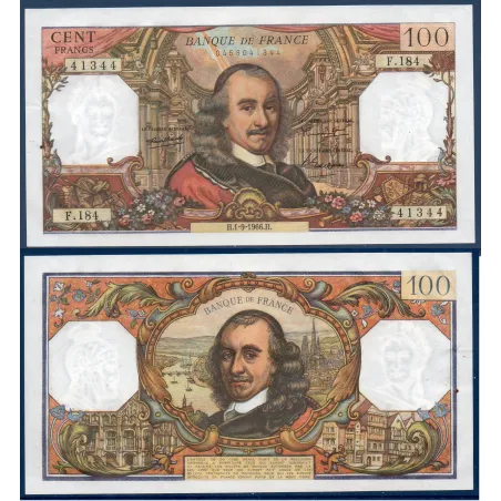 100 Francs Corneille, Sup,  6.10.1966 Billet de la banque de France