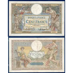 100 Francs LOM, TB, 25.2.1924 Billet de la banque de France