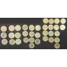Lot de 34 pièces 5 centimes Lagrifoul 1966-1998