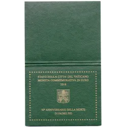 2 euros commémorative Vatican 2018 50 ans de la mort de Padre Pio piece de monnaie €