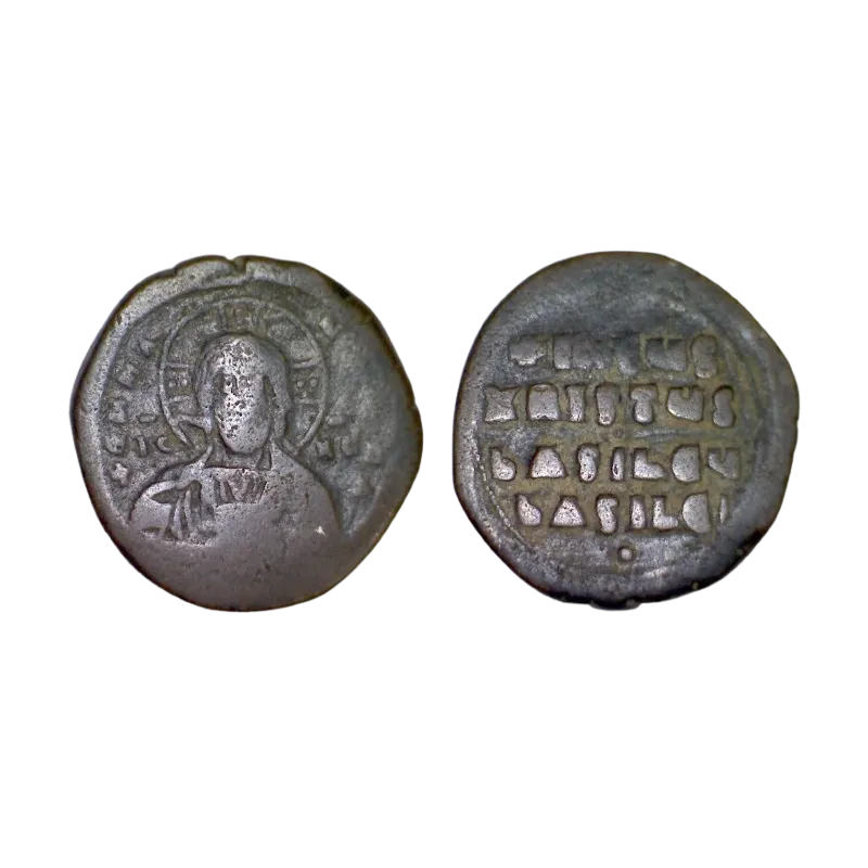 Follis Classe A2 Basile II (976-1028), SB 1813 atelier Constantinople Follis Classe A2 Basile II (976-1028), SB 1813 atelier Constantinople