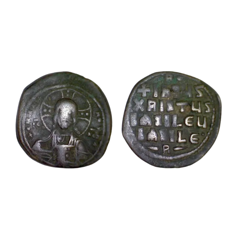 Follis Classe A2 Basile II (976-1028), SB 1813 atelier Constantinople Follis Classe A2 Basile II (976-1028), SB 1813 atelier Constantinople