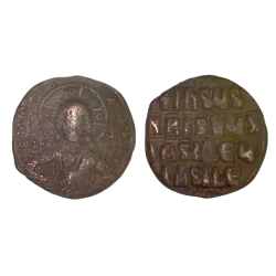 Follis Classe A3 pour Constantin VIII, Annonyme (1025-1028), SB 1818 Constantinople