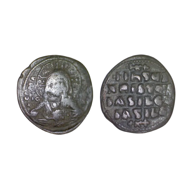 Follis Classe A3 pour Constantin VIII, Annonyme (1025-1028), SB 1818 Constantinople Follis Classe A3 pour Constantin VIII, Annonyme (1025-1028), SB 1818 Constantinople