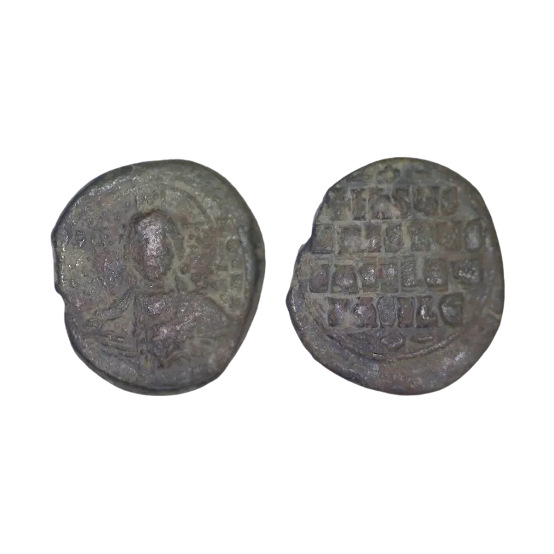 Follis Classe A3 pour Constantin VIII, Annonyme (1025-1028), SB 1818 Constantinople Follis Classe A3 pour Constantin VIII, Annonyme (1025-1028), SB 1818 Constantinople
