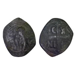 Follis classe C pour Michel IV, annonyme (1034-1041), SB 1825 Constantinople
