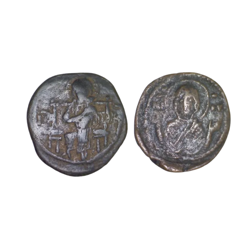 Follis classe D pour Constantin IX Monomaque Annonyme (1042-1055), SB 1836 Constantinople