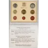 Coffret BU Vatican 2022 Armoiries sous le pape Francois pièces de monnaie