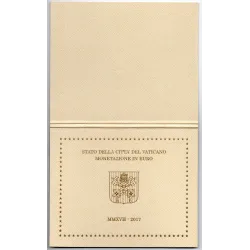 Coffret BU Vatican 2022 Armoiries sous le pape Francois pièces de monnaie