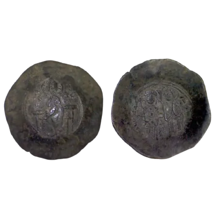 Trachy d'Aspron Manuel 1er Comnène (1143-1180), SB 1966 atelier Constantinople