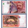 200 Francs Eiffel, TTB+, 1999 Billet de la banque de France