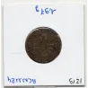 Sol de 15 Deniers ou Quinzain 1693 A flan neuf Louis XIV sur flan ancien pièce de monnaie royale