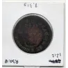 Sol 1783 K Bordeaux B décentrée Louis XVI pièce de monnaie royale
