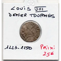 Denier Tournois Louis VIII (1223-1250) pièce de monnaie royale