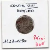 Denier Tournois Louis VIII (1223-1250) pièce de monnaie royale