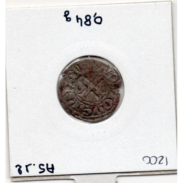 Denier Tournois Louis VIII (1223-1250) pièce de monnaie royale