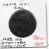 Sol 1789 MA Marseille TB+ Louis XVI pièce de monnaie royale