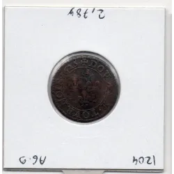 Double Tounois 1625 A Paris Louis XIII pièce de monnaie royale