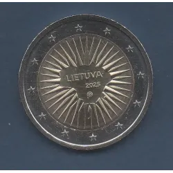 2 euro commémorative Lituanie 2025 Défense pièce de monnaie €