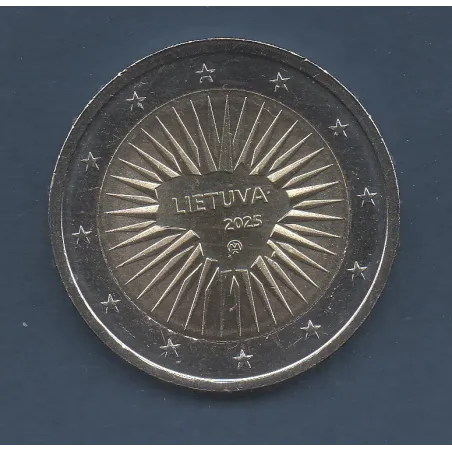 2 euro commémorative Lituanie 2025 Défense pièce de monnaie €